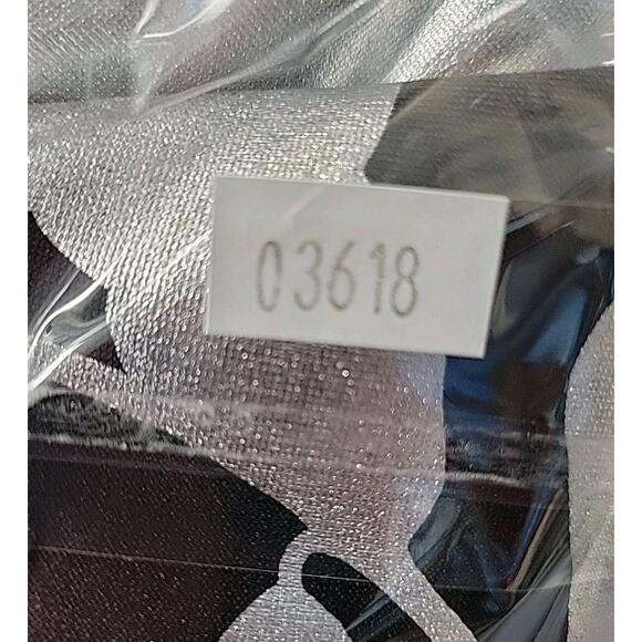 En Focus Studios Maxi Dress Womens 4 Black Silver Shimmer Floral Mesh Sleeveless - Picture 13 of 13